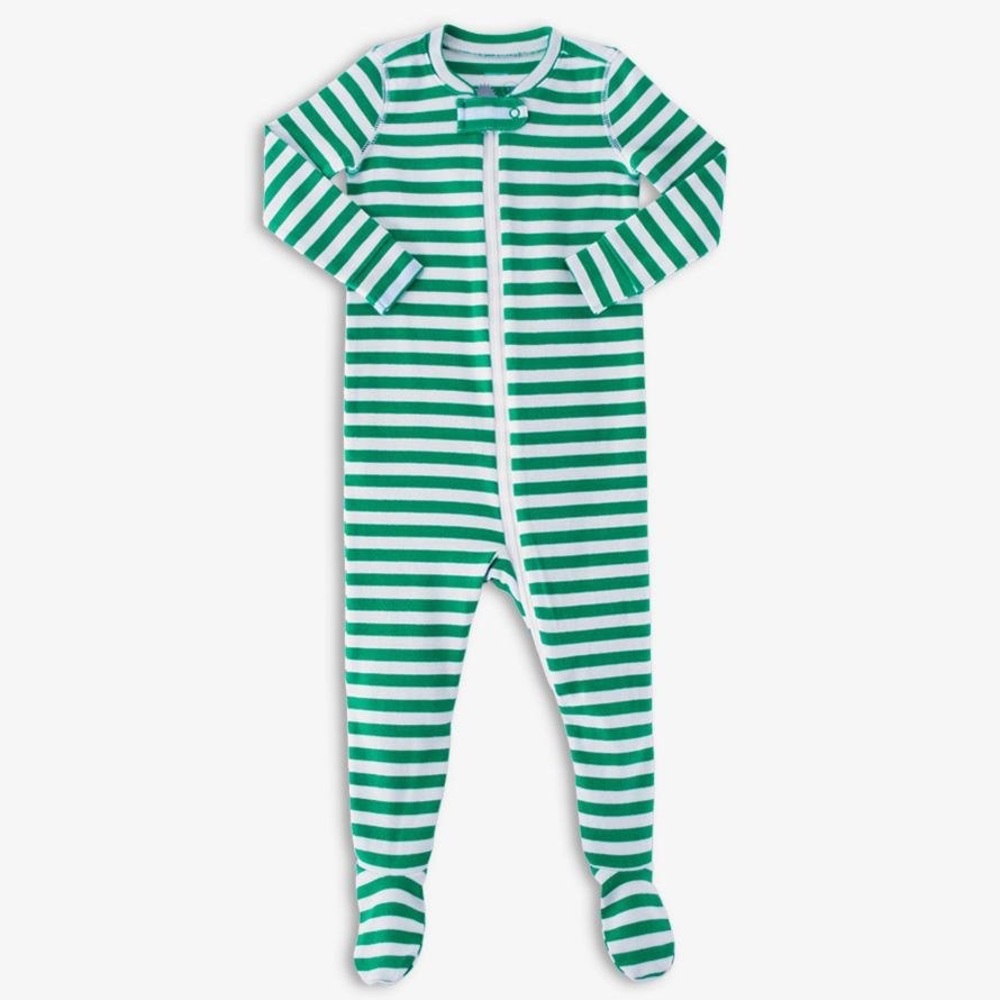Primary zip footie pjs